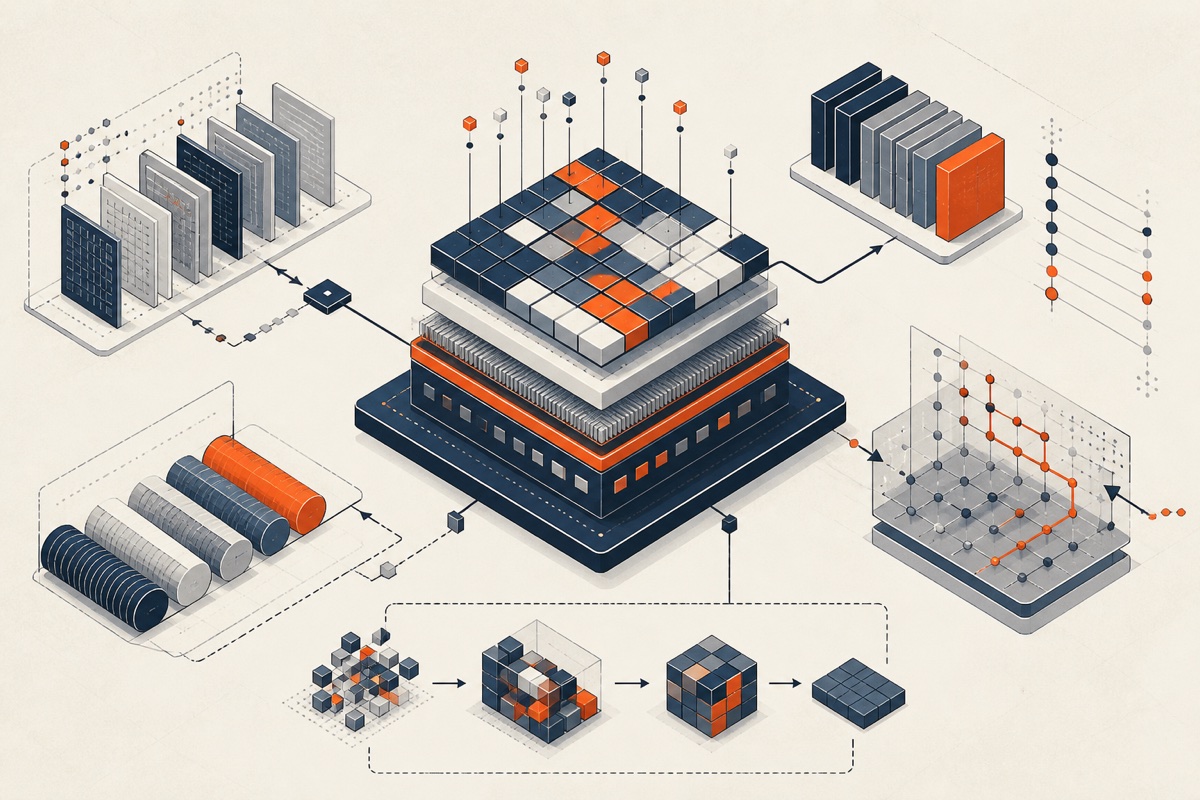 Memory-mapped cache engine research illustration